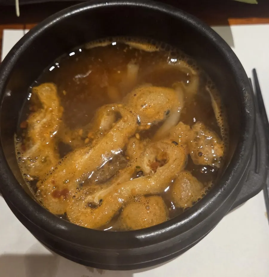 Spicy udon to finish the course