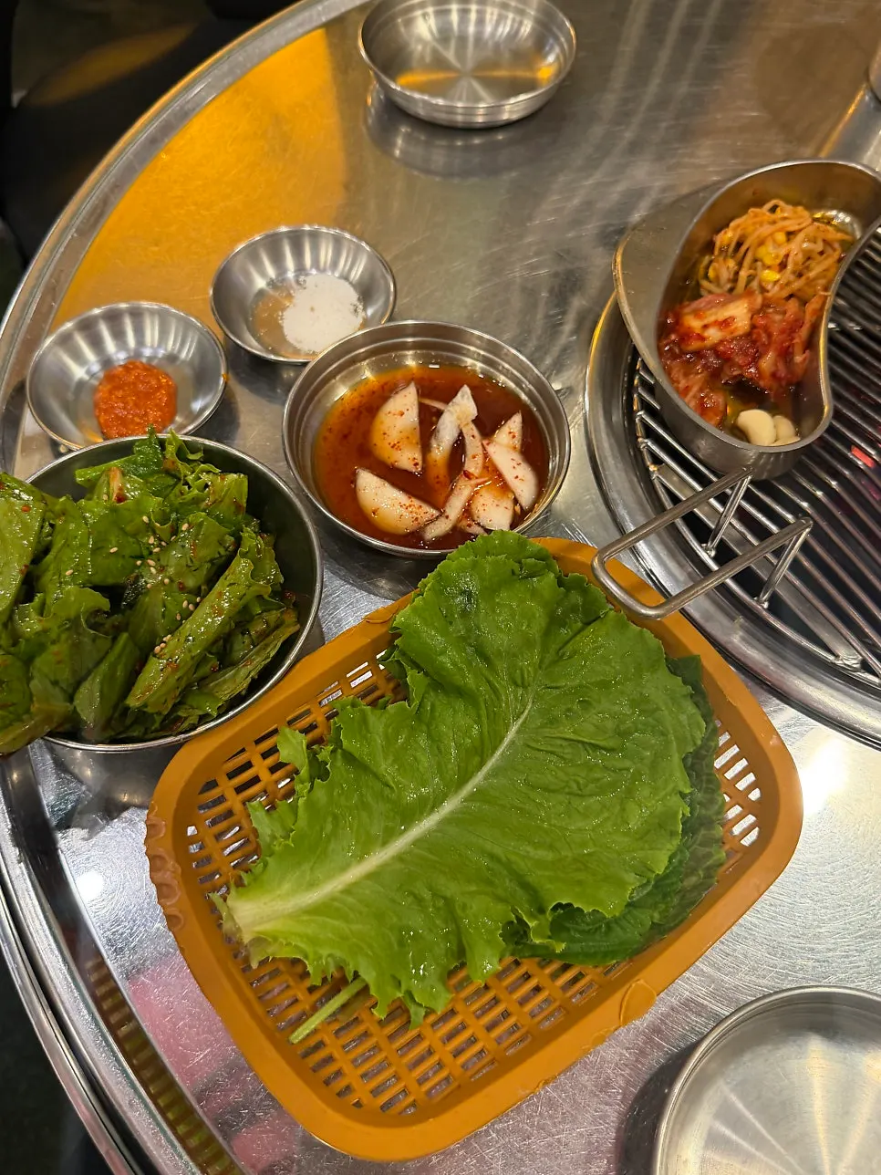 테이블 패드 주문 화면