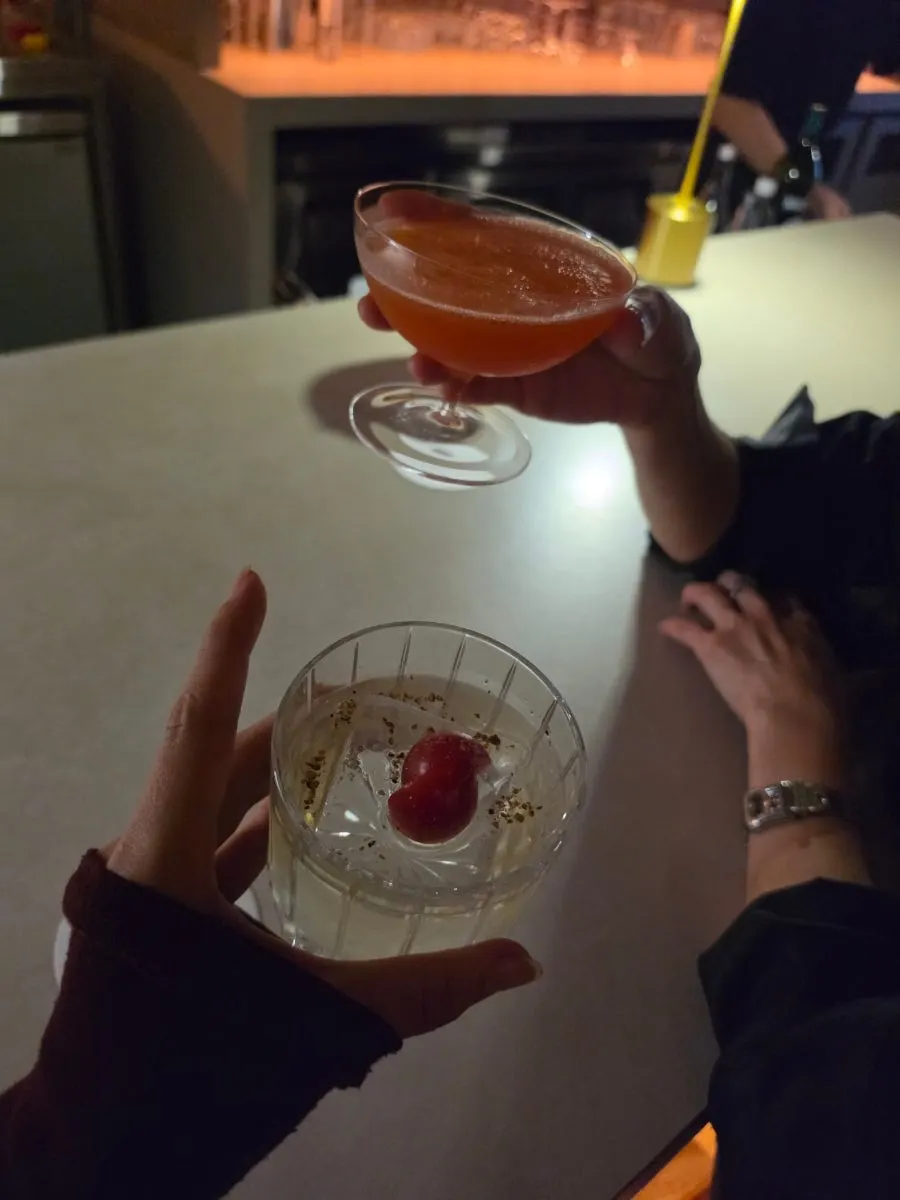Two cocktails from Gak Seoul
