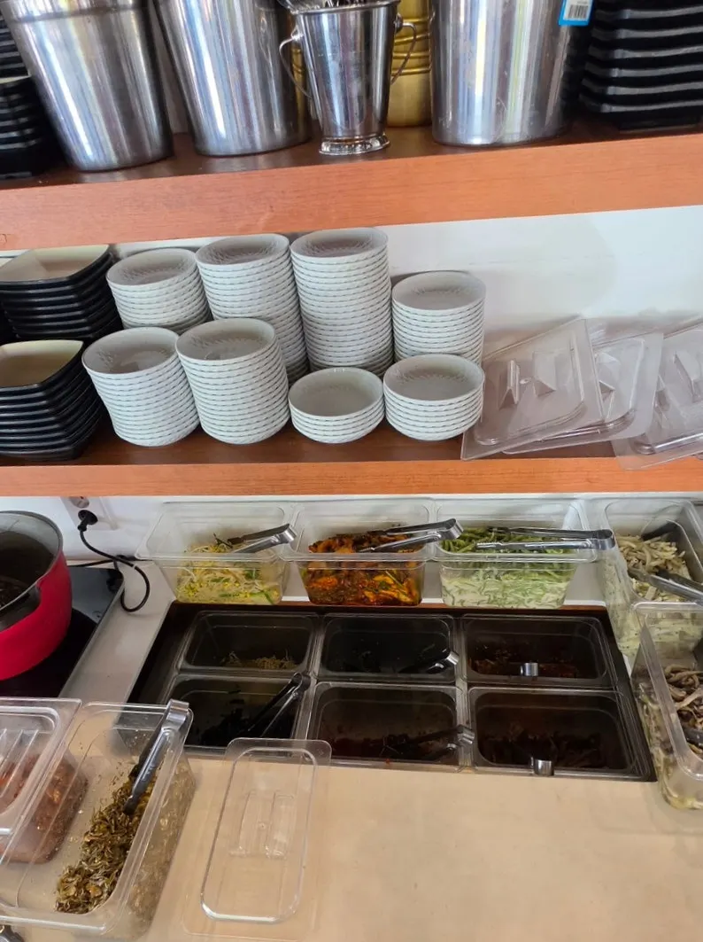 Inside Galchi Hanpan at opening time