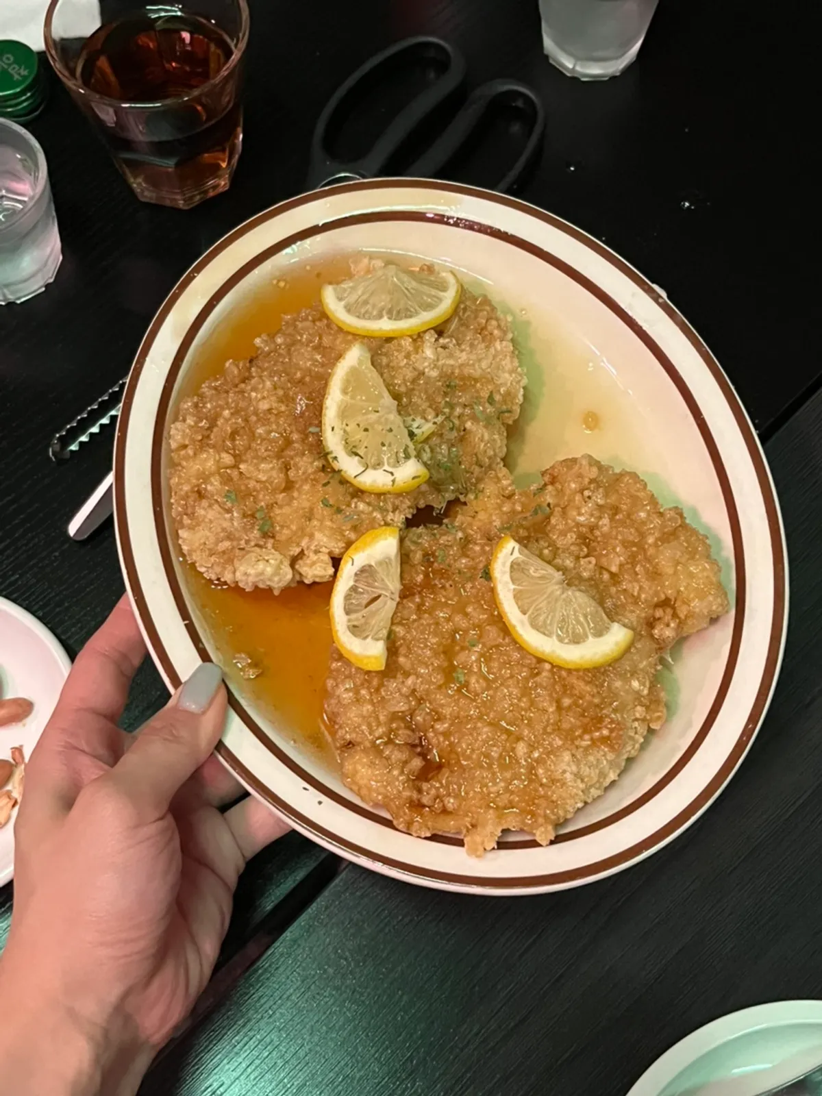 Nurungji kkwabaerou and other dishes ordered at Yongju