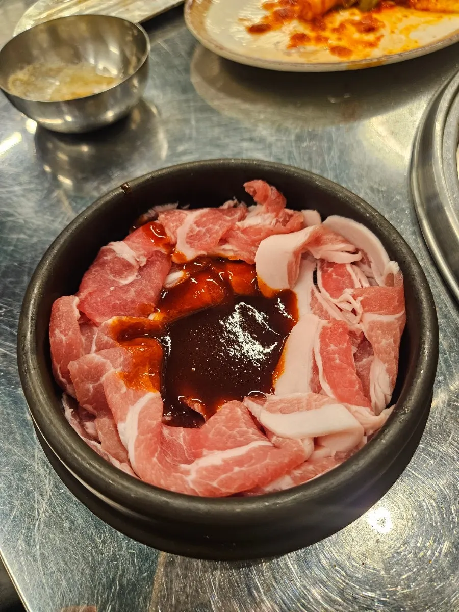 Gochujang charcoal bulgogi served in a jar