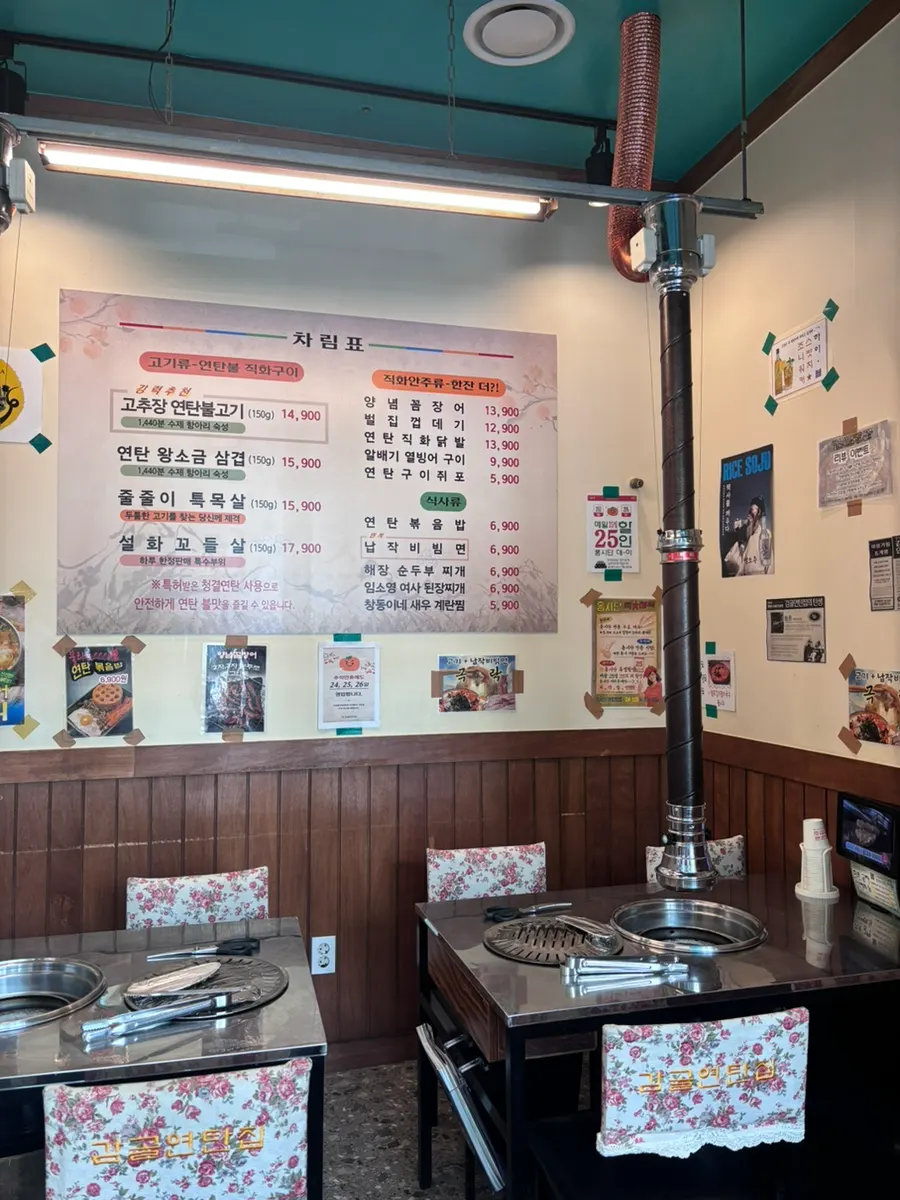Meat menu and prices at Gamgol Yeontanjip