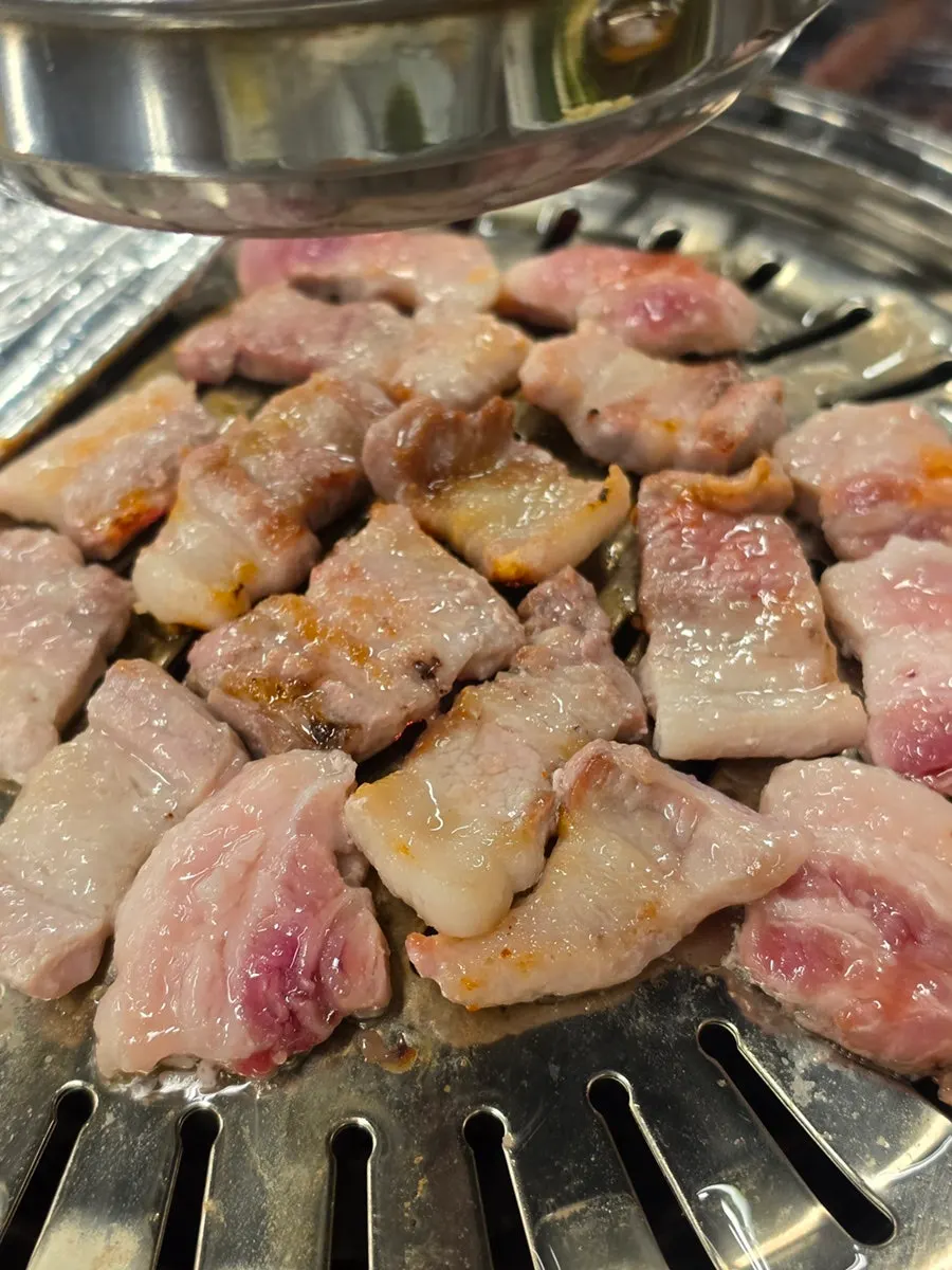양재시민의숲역 근처 감골연탄집 고기 상차림