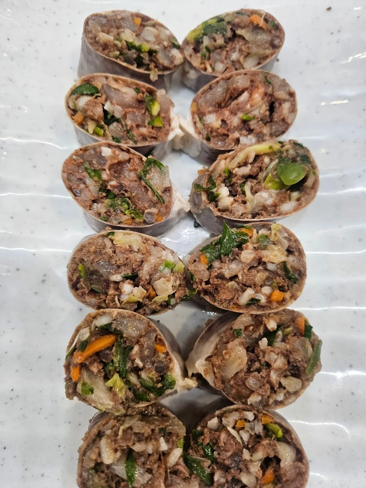 무보까국밥 감삼점 맛보기순대 한 접시