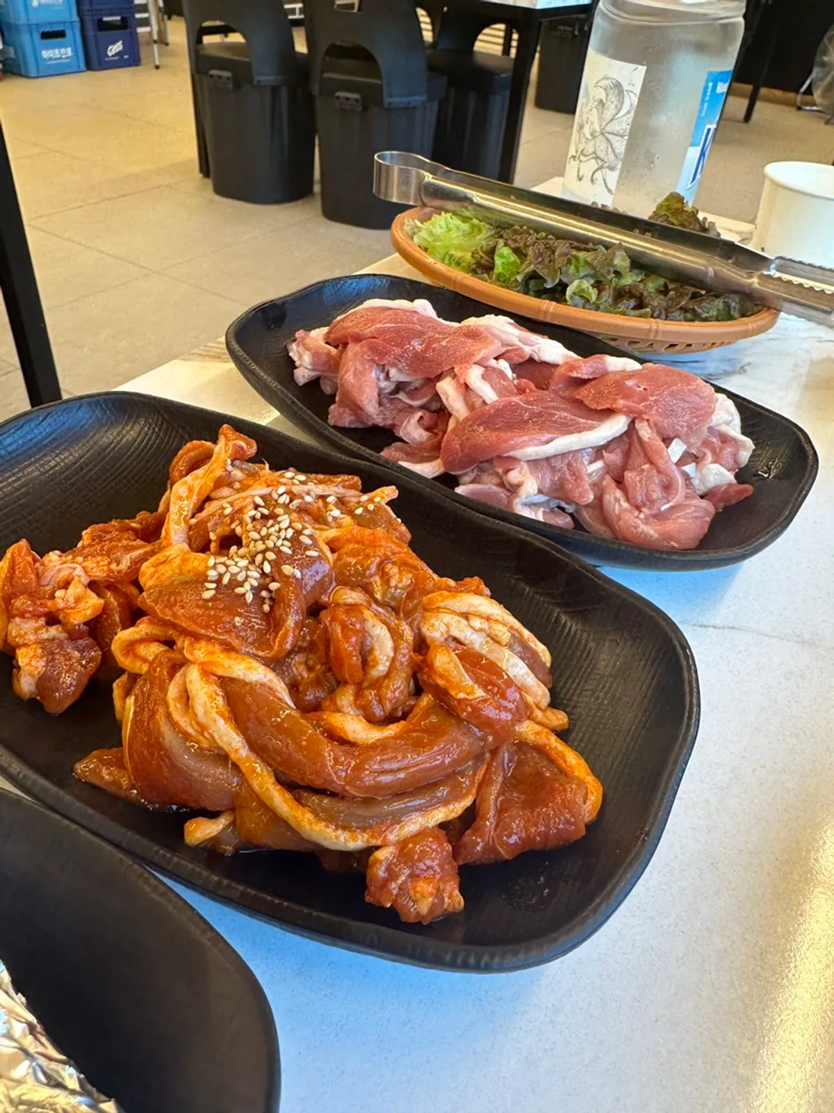 무료로 제공되는 녹두죽 한 그릇