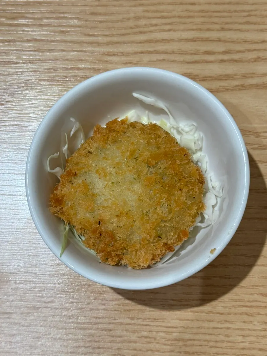 Mini udon served with the special sushi set