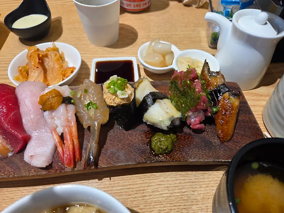 오마카세초밥 구성 초밥 한 점