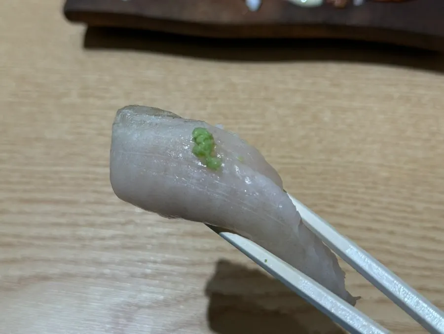 오마카세 초밥 12p 마지막 한 점