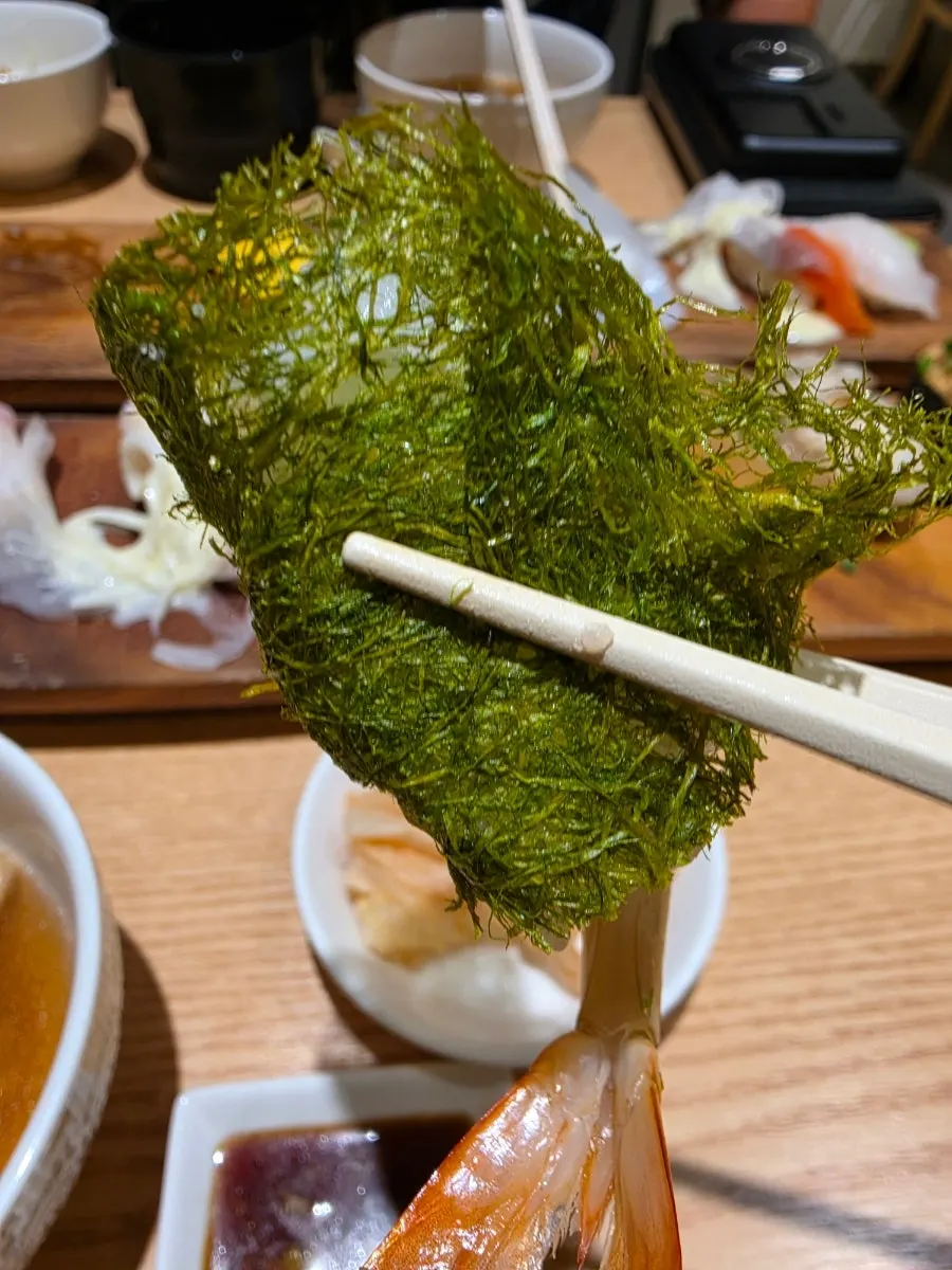 White fish and egg sushi