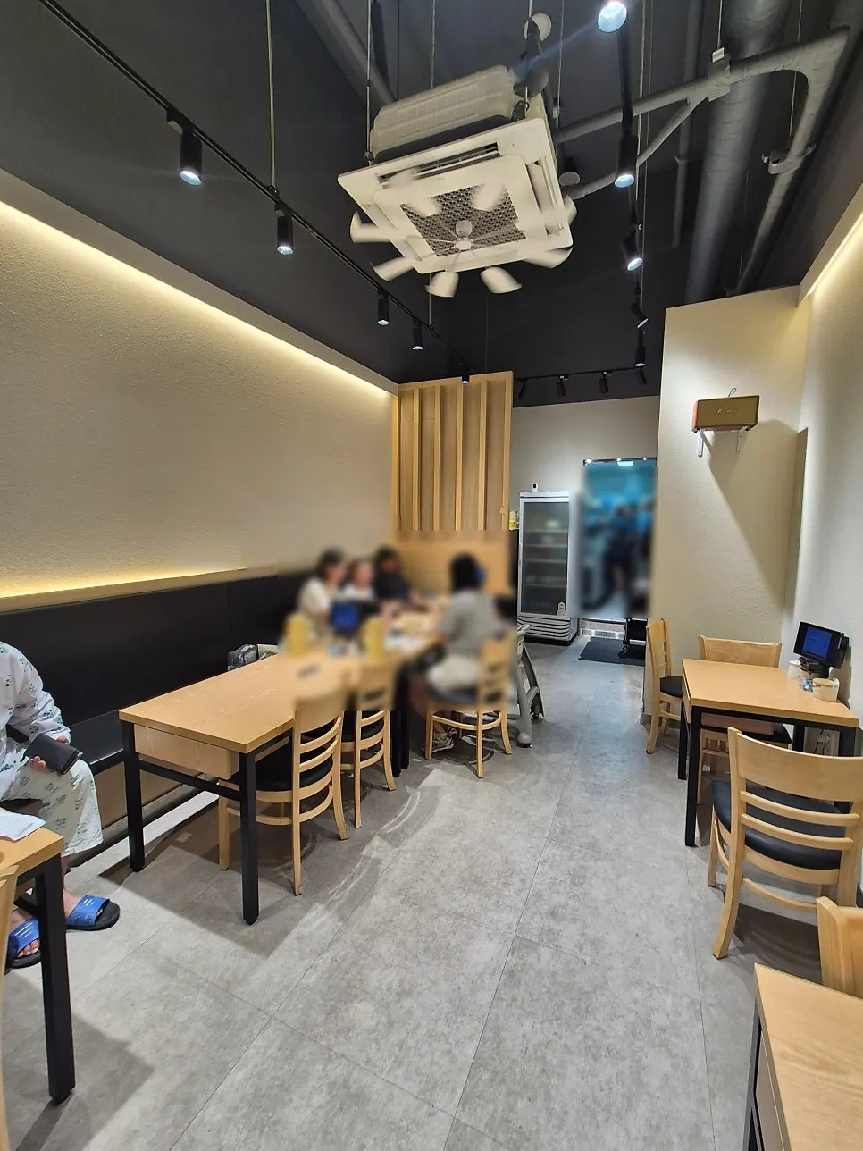Ordering tablet placed on a table