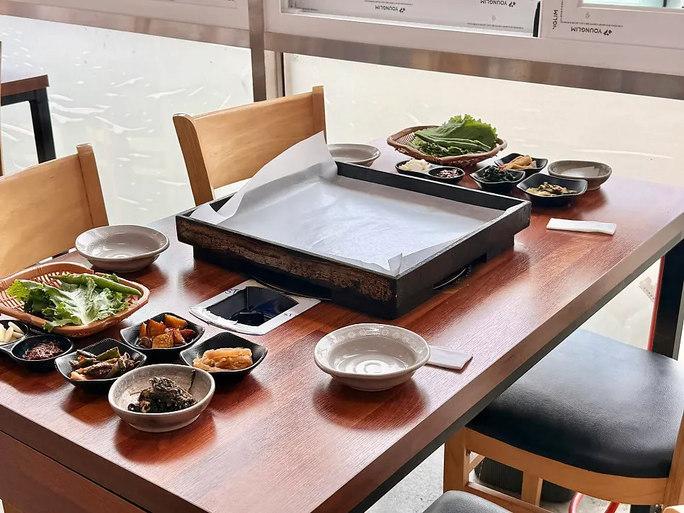 오리주물럭과 볶음밥 주문 구성