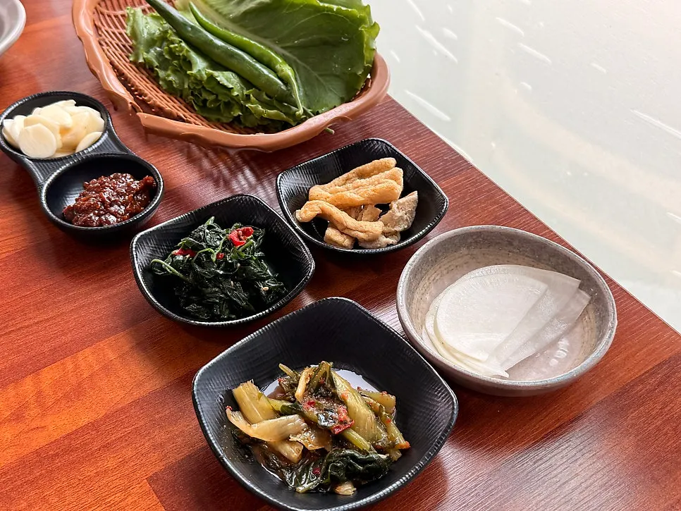 강화도 채소로 만든 반찬