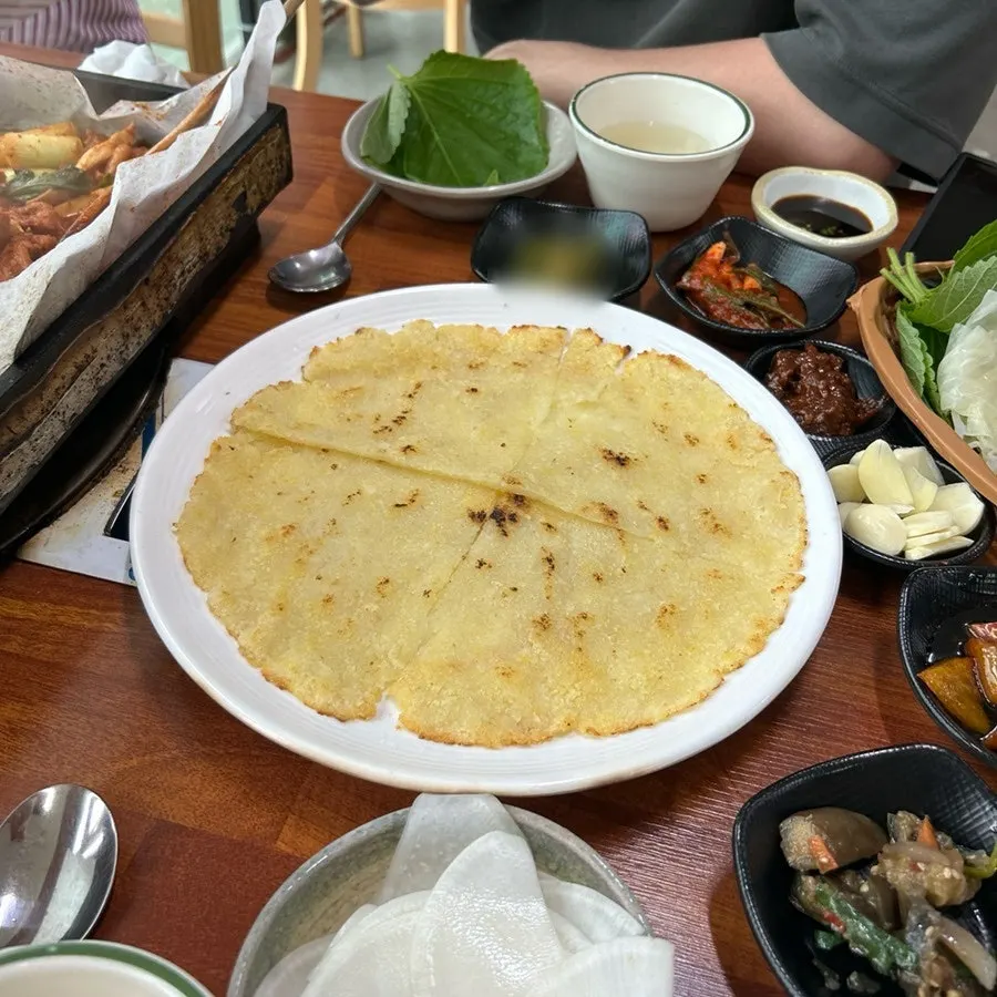 강화도 감자로 만든 바삭한 감자전