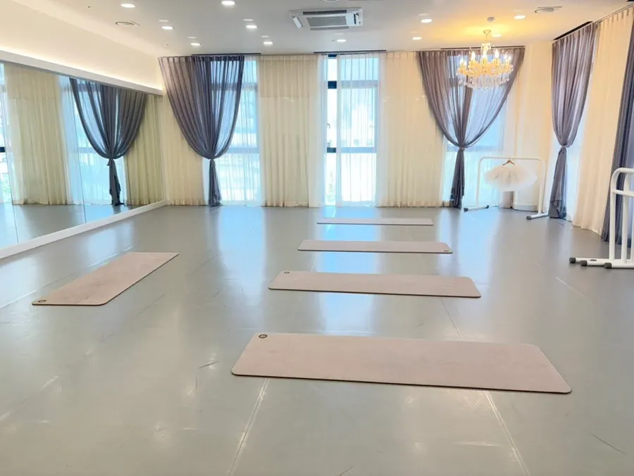 Practicing plié and sous-sus