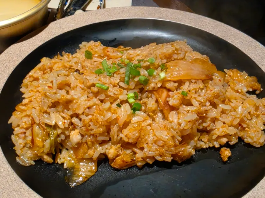 Cheese potato pancake at Arigyegok topped with melted cheese