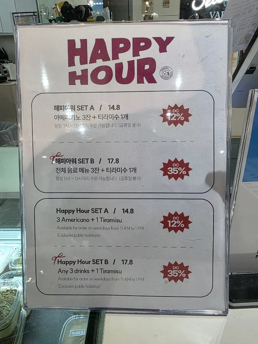 Sign showing each floor's spaces and exhibitions