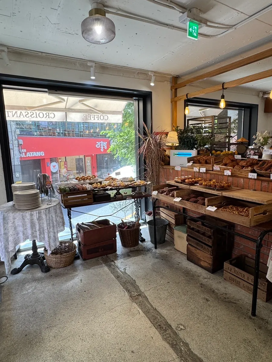 View of Bakerist Brown's outdoor space