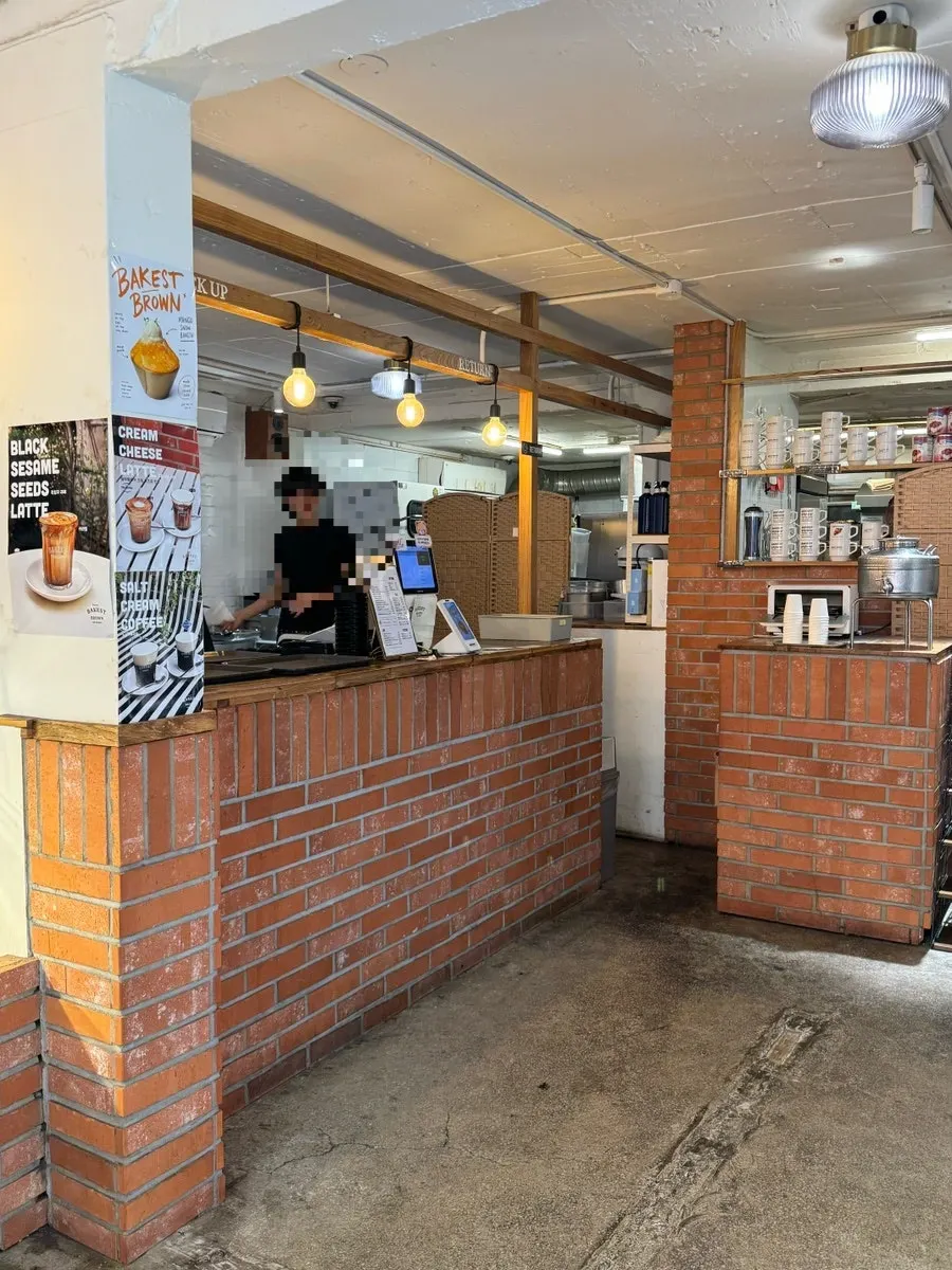 Café exterior and seating with a foreign feel