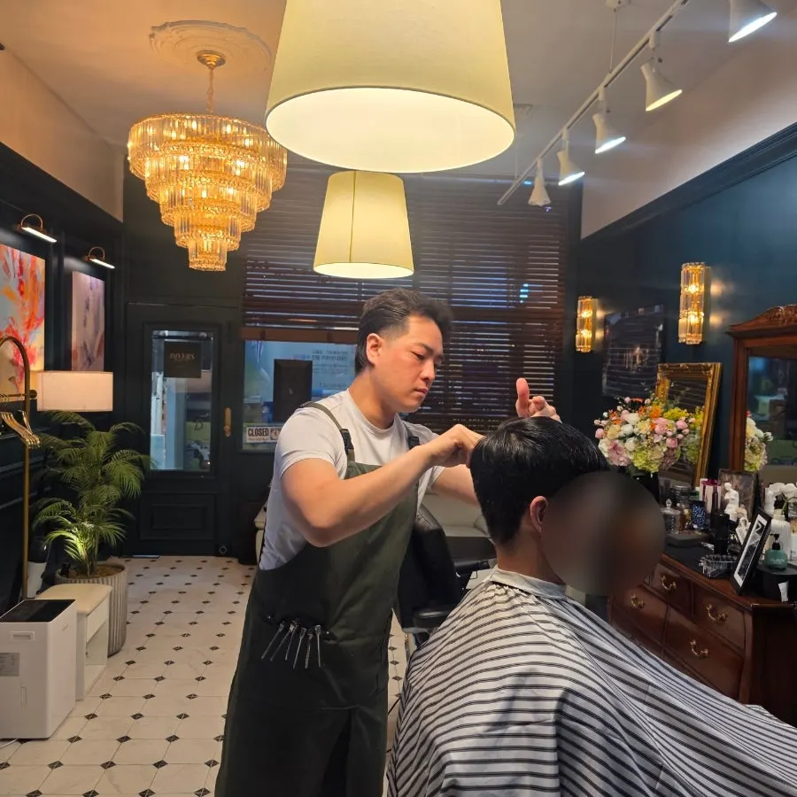 Down-perm process tailored to the contours of the head