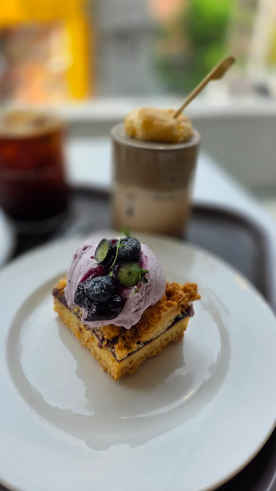 Desserts and overall café atmosphere at Something About Coffee