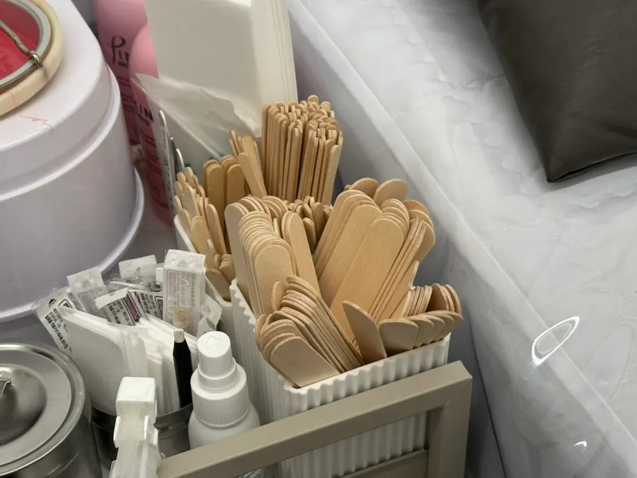 Disposable waxing tips and sterilizing supplies