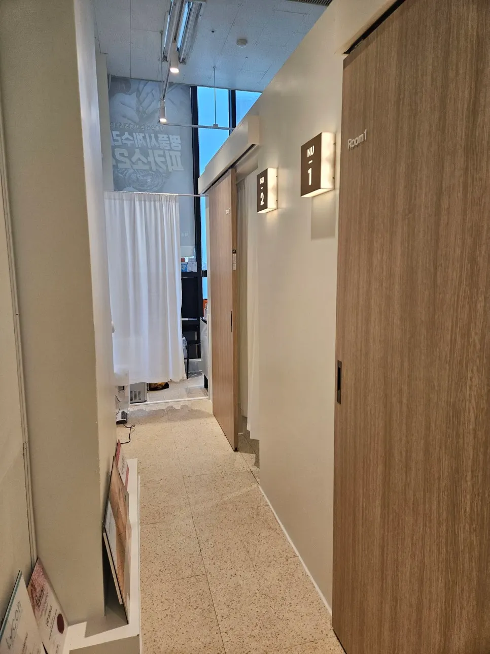 Interior space at Nu Waxing & Brow