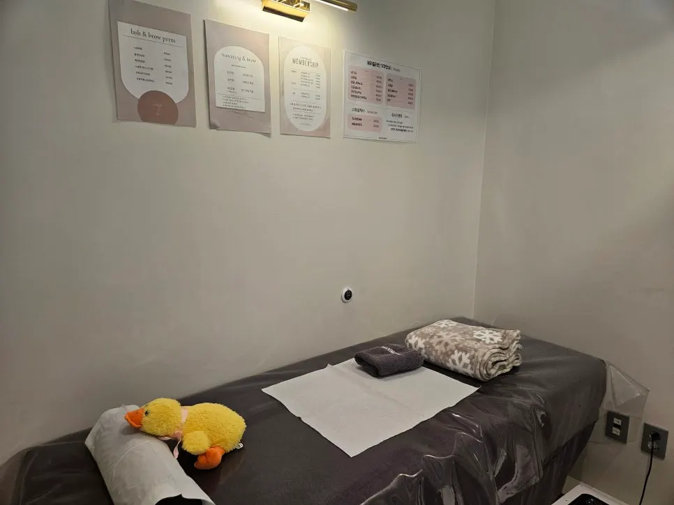Inside a treatment room at Nu Waxing & Brow