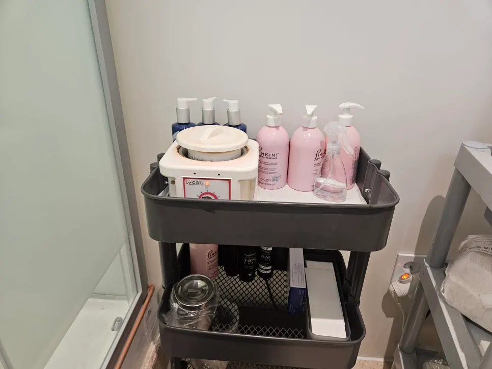 Waxing treatment room at Nu Waxing & Brow