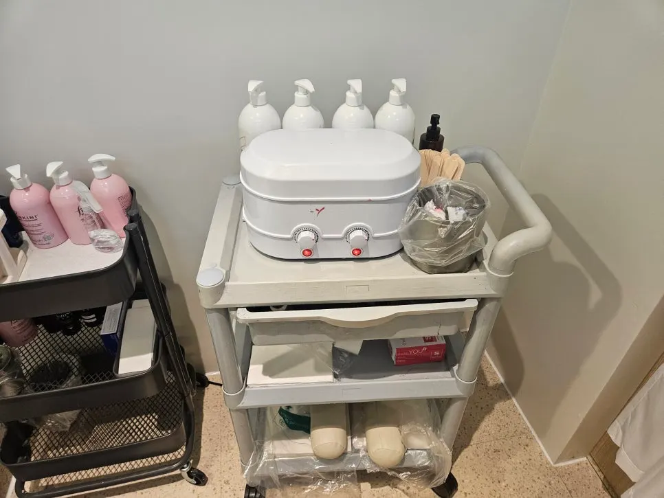 Hygiene management area at Nu Waxing & Brow