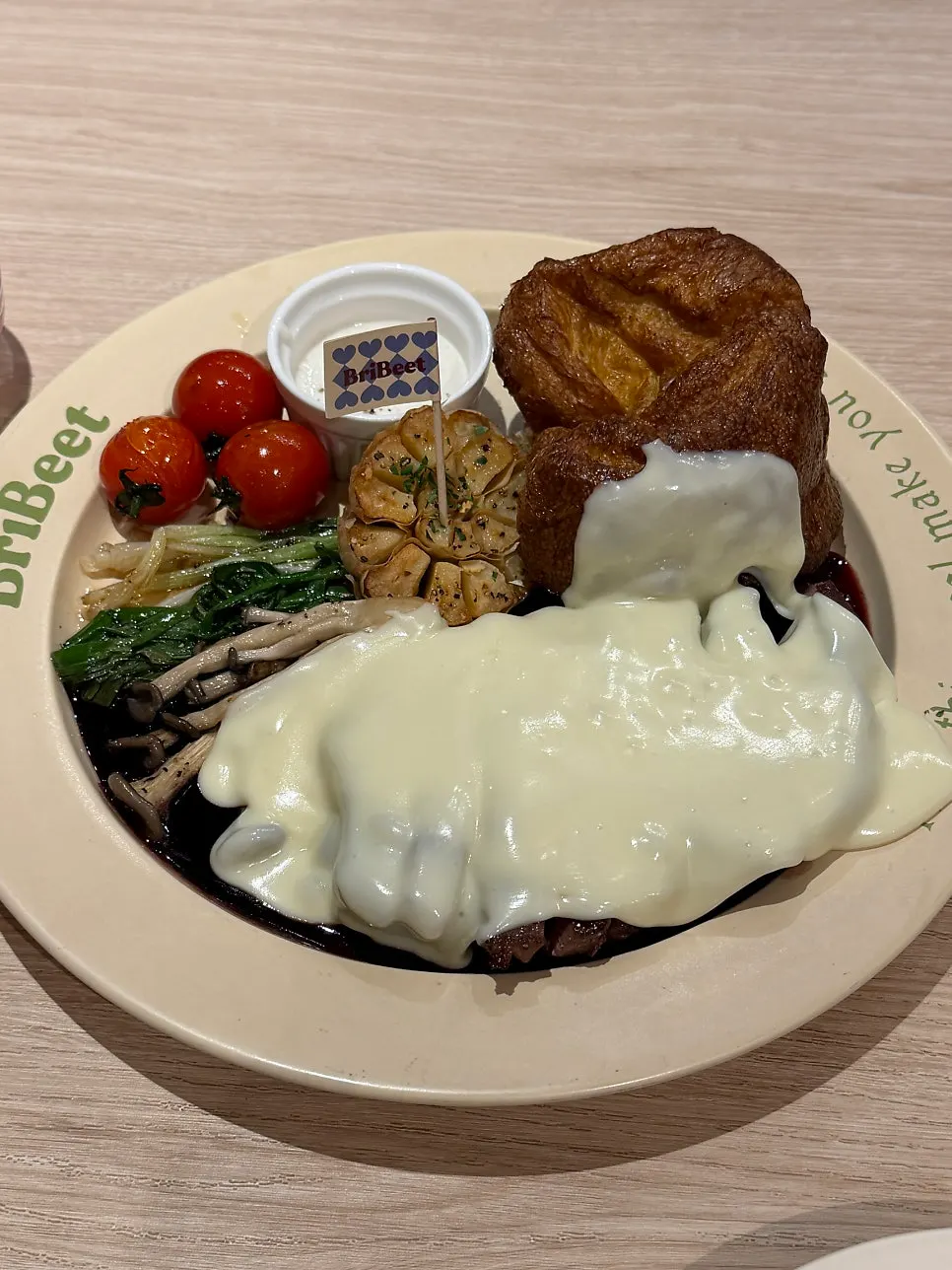 Signature steak with cheese