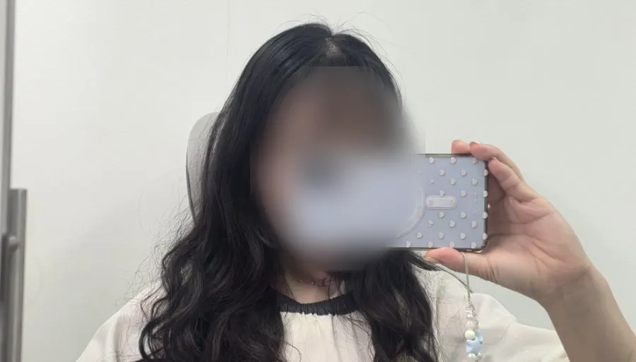 브로우 메이크업까지 마친 눈썹