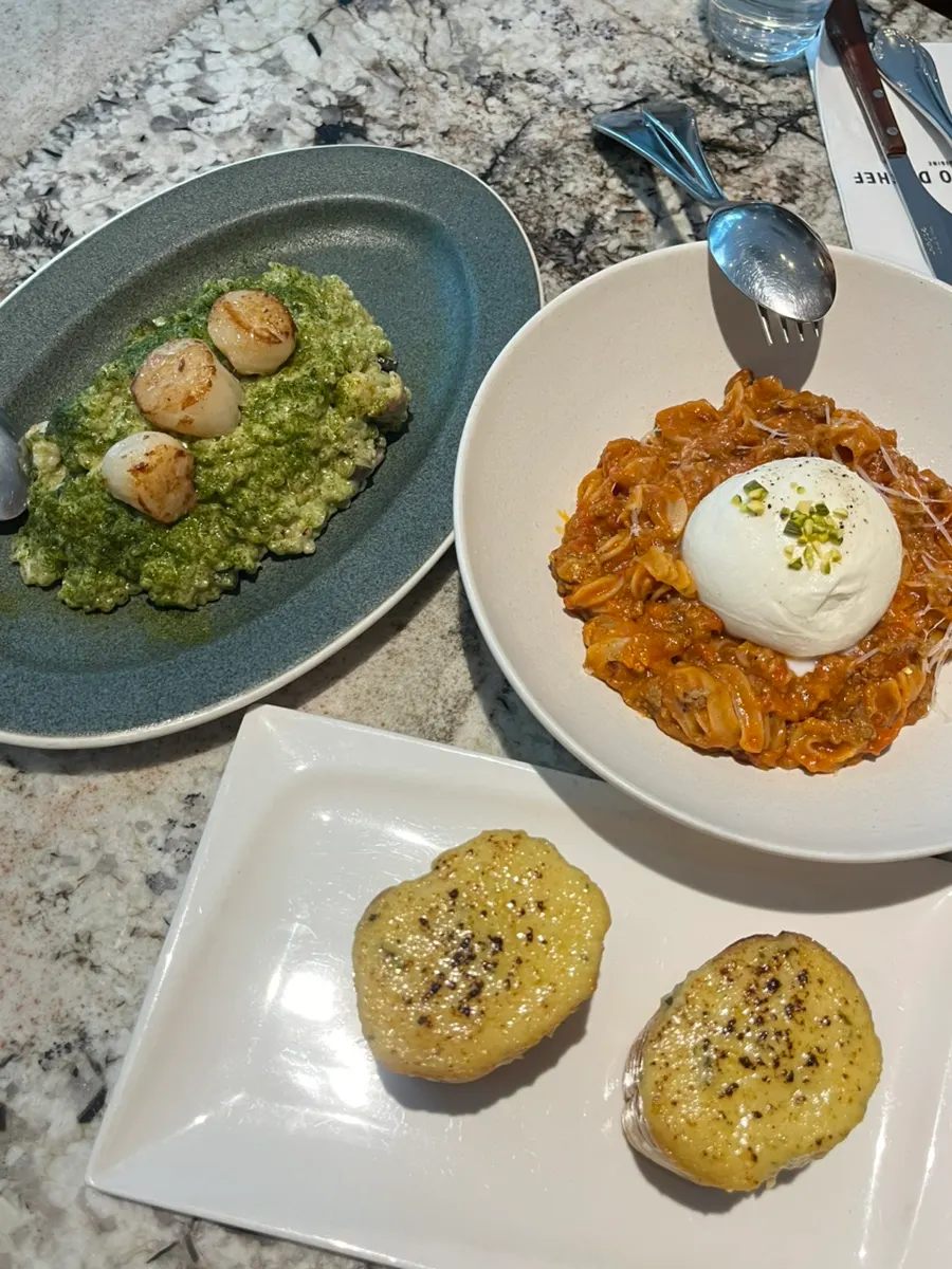 Food from a visit to Mano di Chef Gangnam