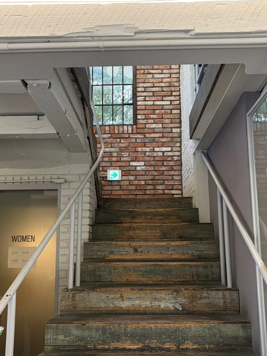 View looking up from the 1st floor space at Upper and Under