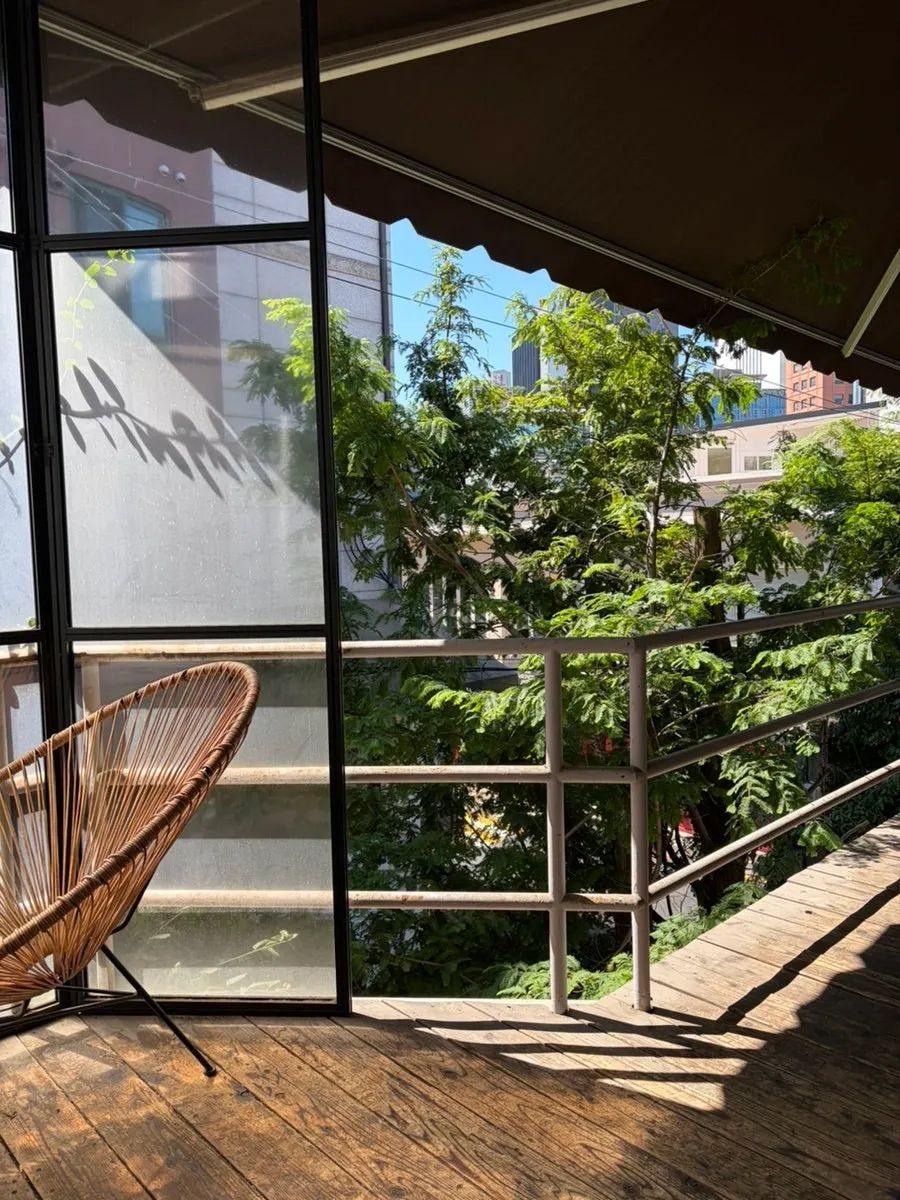 Terrace table view at Upper and Under