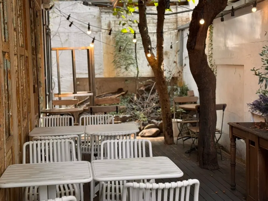 Clean interior seating at Something About Coffee