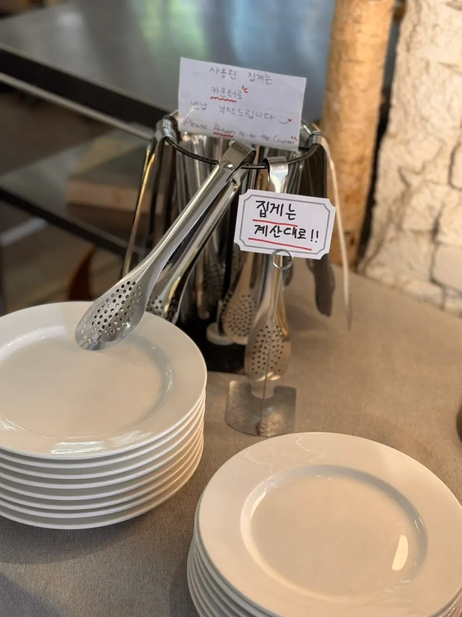 Dessert menu signage at Something About Coffee