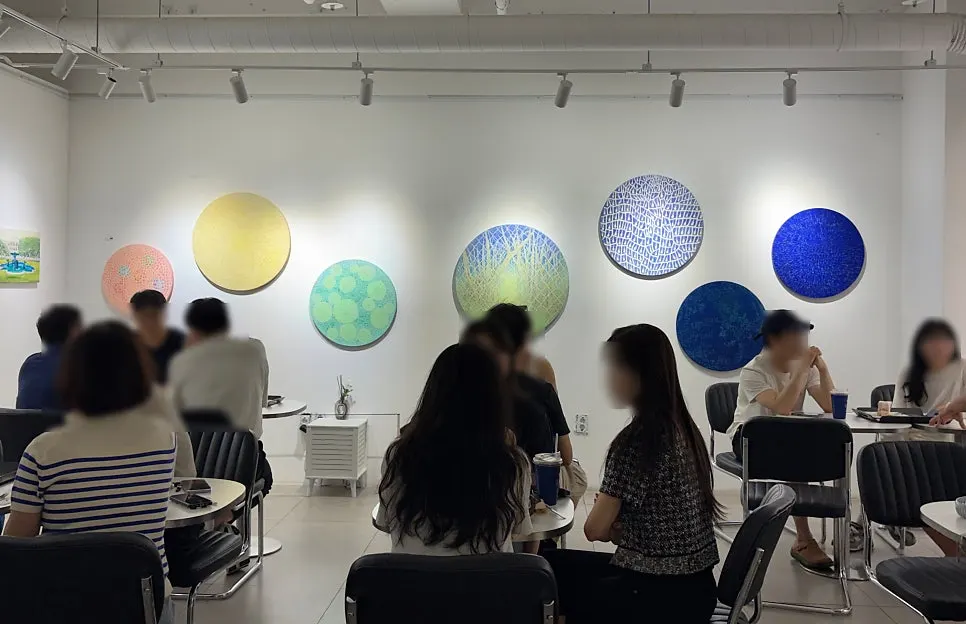 Exhibition-café feel on basement level 1 of Selected Nicks