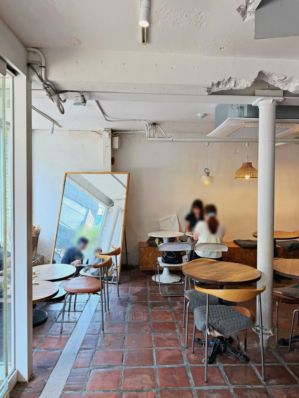 1st floor seating area at Something About Coffee
