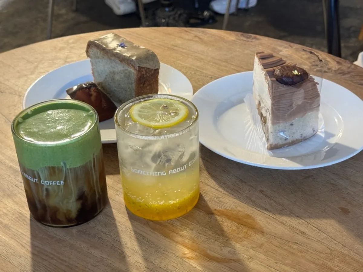 Exterior of Something About Coffee near Gangnam Station