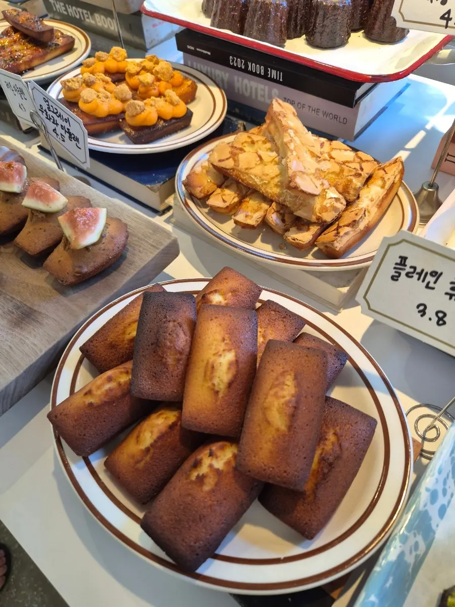 Dessert display at Upper and Under