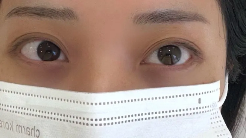 Defined eyes after finishing classic extensions