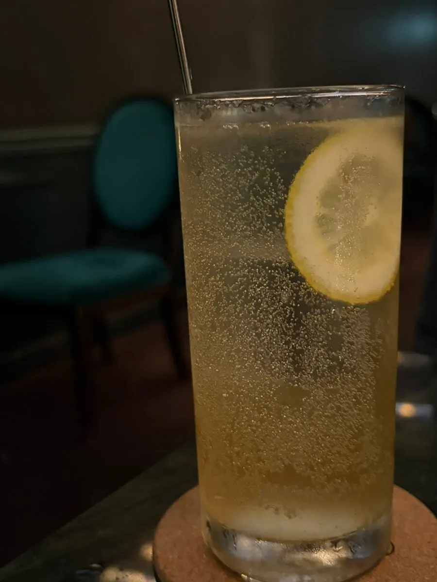 A glass of Valencia cocktail at 7.5% ABV