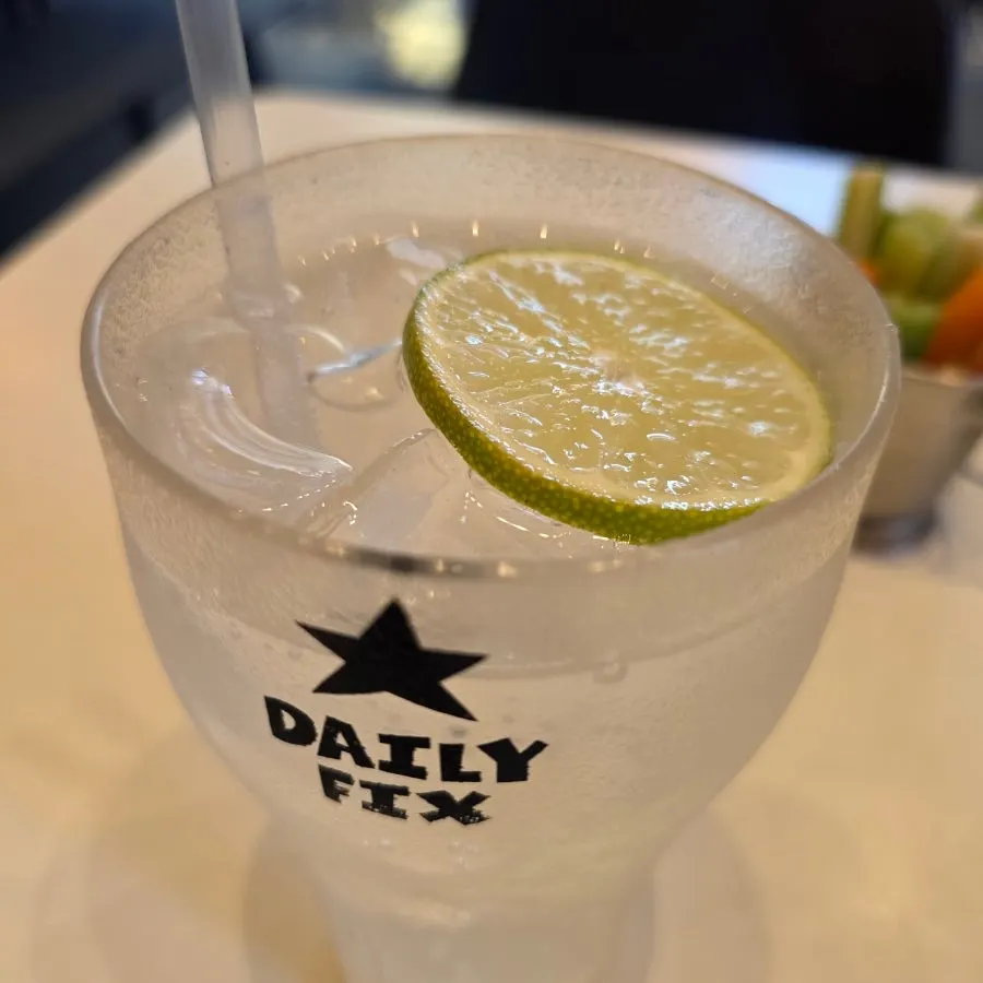 Large cup of soda with free refills