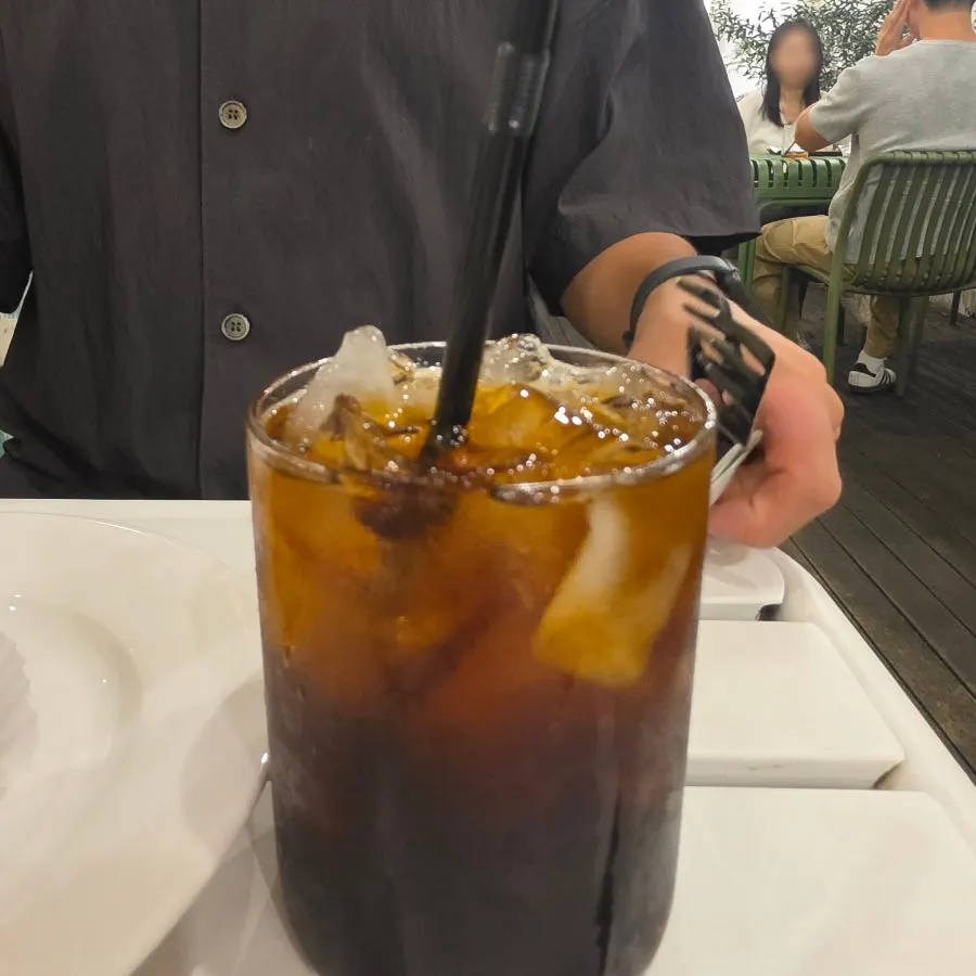A cup of cold brew on the table