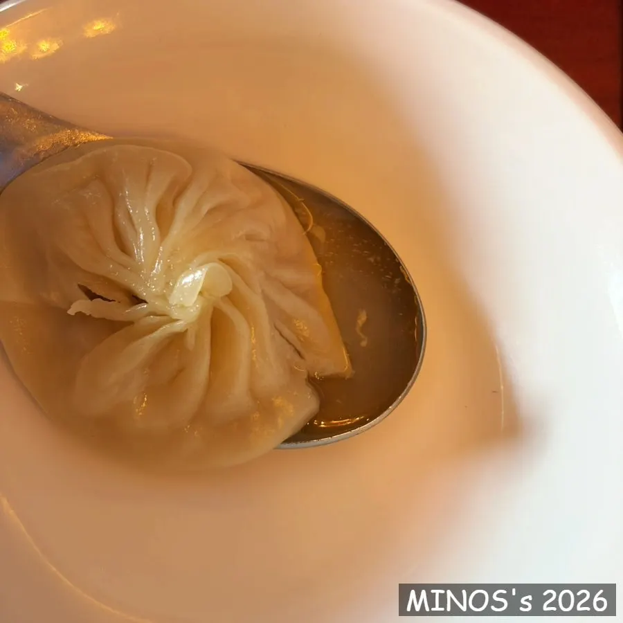 Xiaolongbao served with shredded ginger