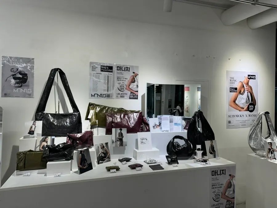 Product display and sales corner in the 2nd floor gallery space