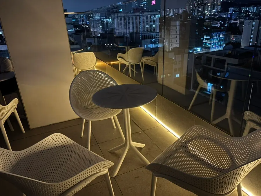 Large café interior seating at Selected Nicks