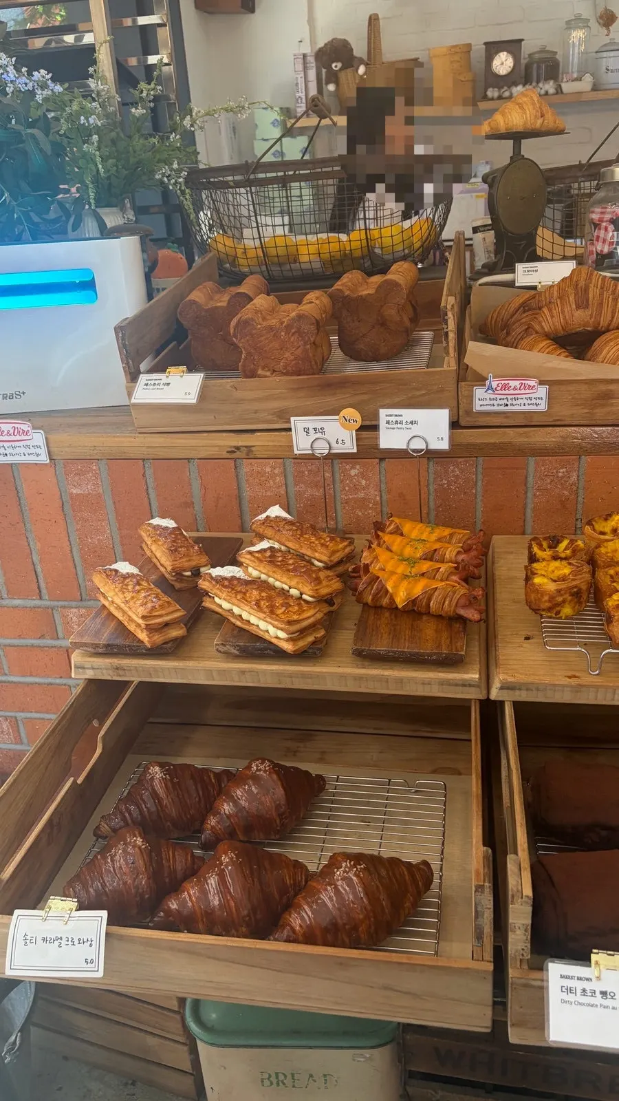 Aneka roti termasuk melon salt bread