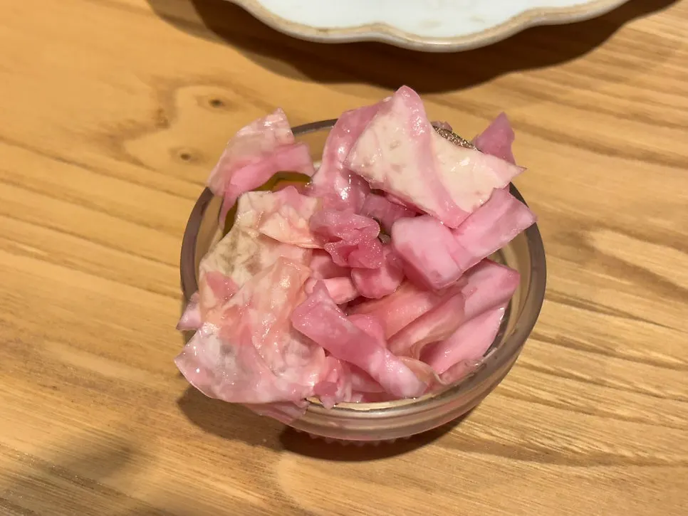 Pickles served upon request at Eulji Darak